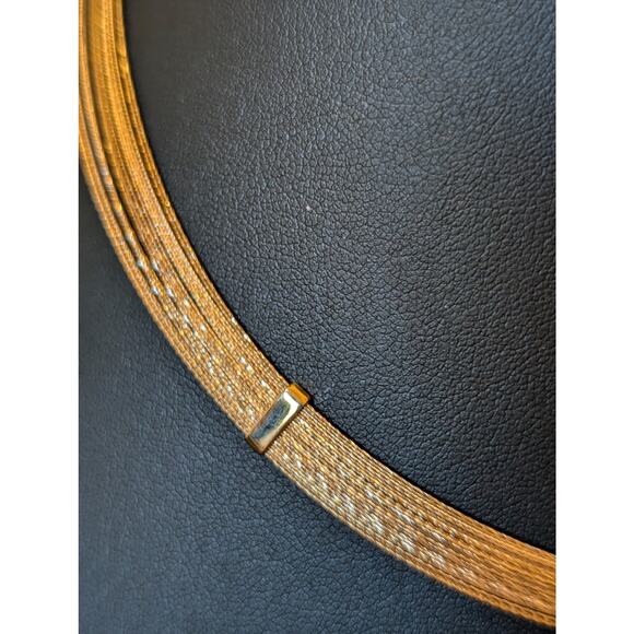 14k Multi-Strand Gold Flex Wire Pearl Enhanced Collar Necklace - Picture 4 of 13
